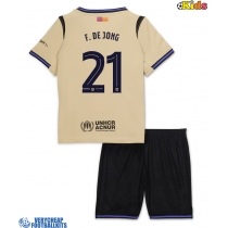 Barcelona Frenkie de Jong #21 Replica Away Minikit 2025-26 Short Sleeve (+ pants)